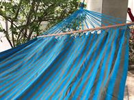 Fabricado con telas exclusivas Outdoor PRO para hamacas.