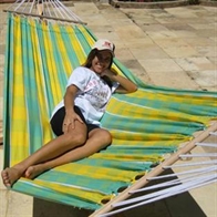 Hamaca Amantes del Sol con palo extensor de 80cm