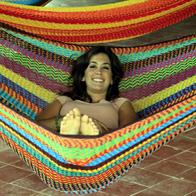 Hamaca como idea para regalo -Hamaca muy buena para acostarse en ella 