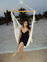 La técnica de tejido es la misma que se utiliza para elaborar las hamacas.